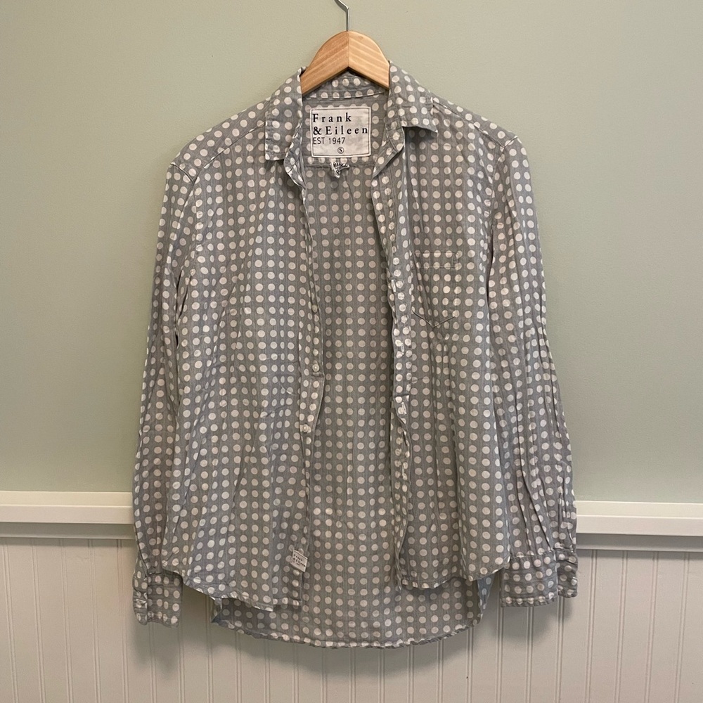 Frank & Eileen printed button down